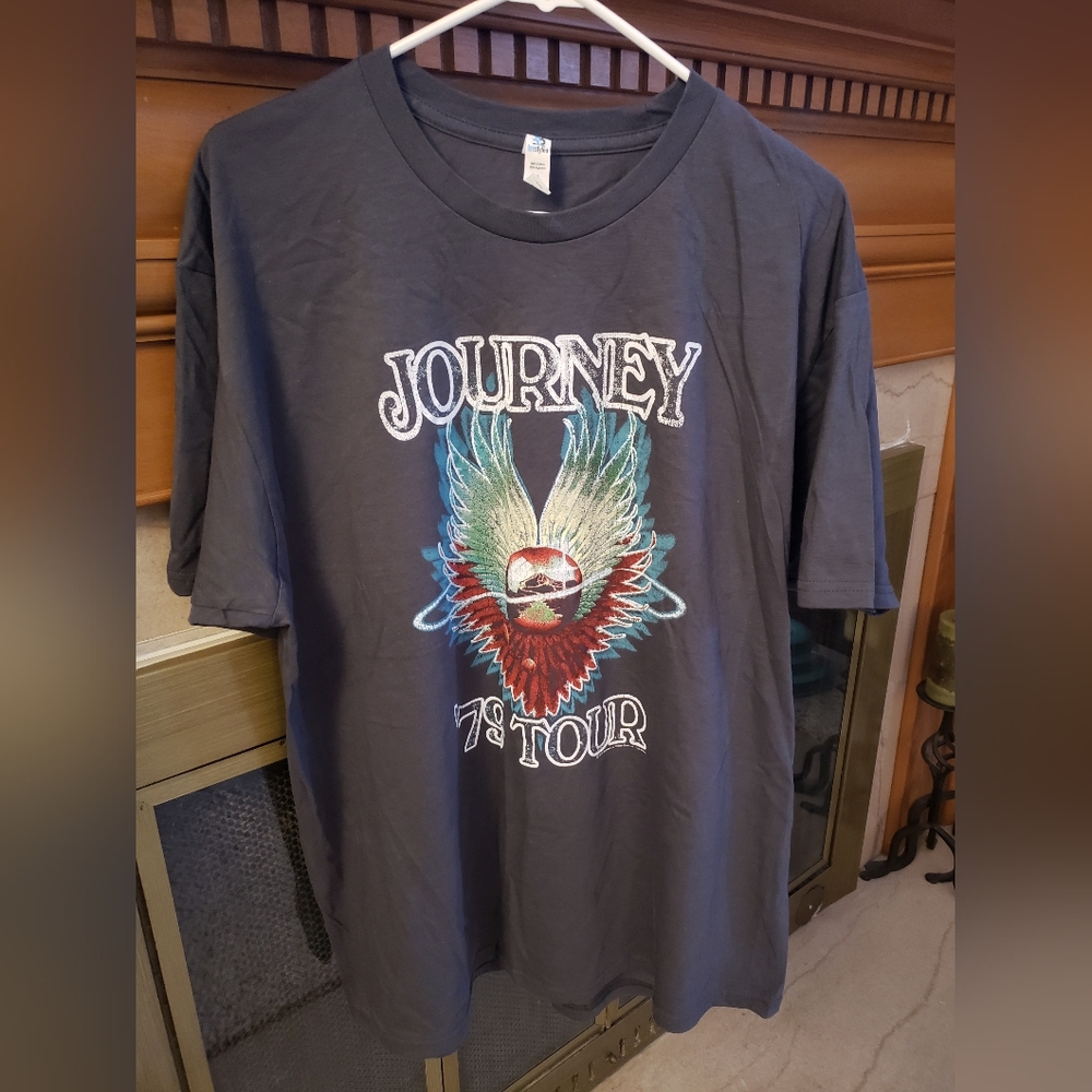 Mens XL Journey Tee, gray